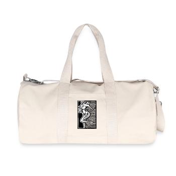 hypnotic love - Recycled Canvas Sports Bag by Stanley/Stella - natural - Front