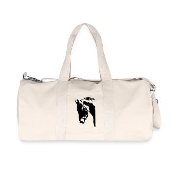 Pferd - Recycelte Canvas-Sporttasche von Stanley/Stella - Naturweiß - Vorne