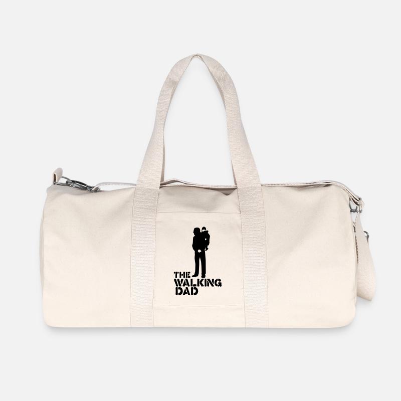 the walking dad - Recycelte Canvas-Sporttasche von Stanley/Stella - Naturweiß