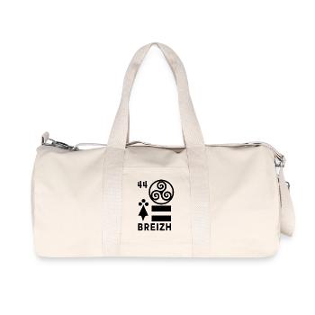 Loire-Atlantique 44 - Sac de sport en toile recyclée Stanley/Stella - blanc naturel - Devant