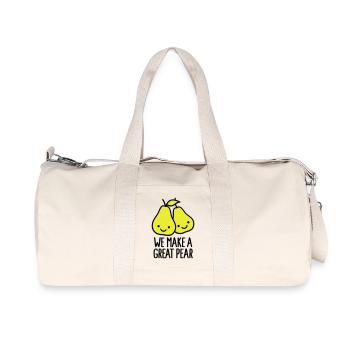 We make a great pear - Recycled Canvas Sports Bag by Stanley/Stella - natural - Front