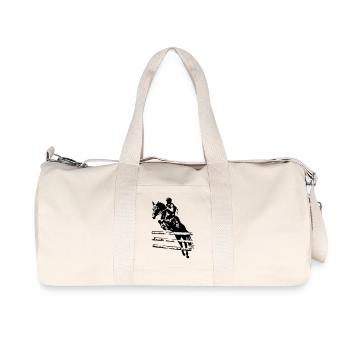 Show Jumper Rider - Recycled Canvas Sports Bag by Stanley/Stella - natural - Front