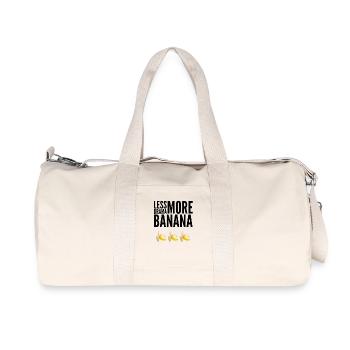 Saying shirt "Less Drama more Banana" - Recycled Canvas Sports Bag by Stanley/Stella - natural - Front