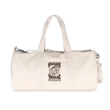 Andere Pferde bekommen Kommandos Pferd Spruch - Recycelte Canvas-Sporttasche von Stanley/Stella - Naturweiß - Vorne