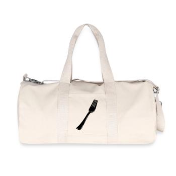 Couverts à la fourchette - Sac de sport en toile recyclée Stanley/Stella - blanc naturel - Devant