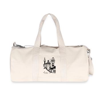 Dortmund H - Recycelte Canvas-Sporttasche von Stanley/Stella - Naturweiß - Vorne