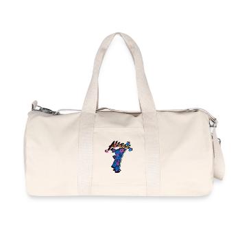 Alsace Flower Hawaii Summer - Recycled Canvas Sports Bag by Stanley/Stella - natural - Front