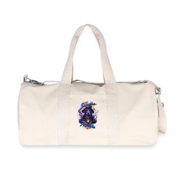 Halloween 2023 Shirt - Magic Dog Pumpkin Master - Recycled Canvas Sports Bag by Stanley/Stella - natural - Front