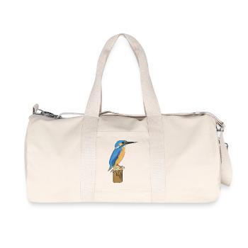 Martin-pêcheur - Sac de sport en toile recyclée Stanley/Stella - blanc naturel - Devant