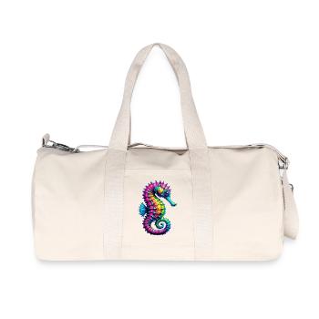 Seahorse - Recycled Canvas Sports Bag by Stanley/Stella - natural - Front