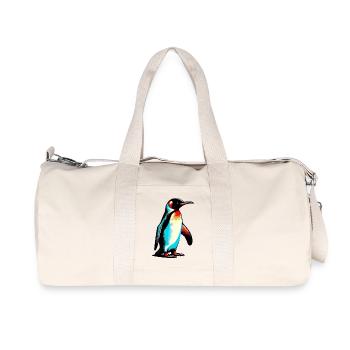 Penguin - Recycled Canvas Sports Bag by Stanley/Stella - natural - Front