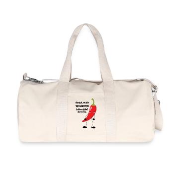 Spicy but still adorable - Recycled Canvas Sports Bag by Stanley/Stella - natural - Front