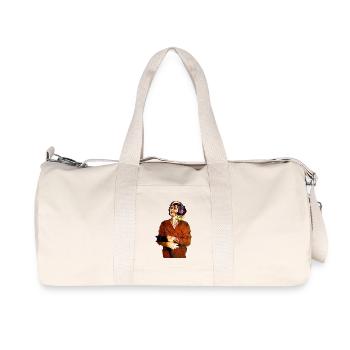 Pola Negri - Sac de sport en toile recyclée Stanley/Stella - blanc naturel - Devant
