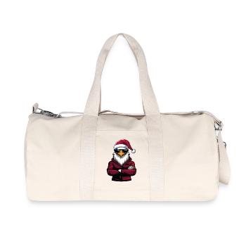 adler santa - Recycelte Canvas-Sporttasche von Stanley/Stella - Naturweiß - Vorne