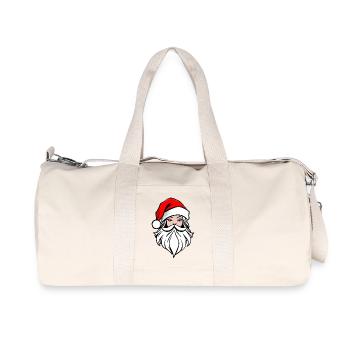 weihnachtsfrau Weihnachten female mrs. santa clara - Recycled Canvas Sports Bag by Stanley/Stella - natural - Front