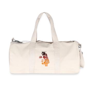 Pharaoh Egypt Women Ancient Pyramid Pharaoh Egypt - Recycled Canvas Sports Bag by Stanley/Stella - natural - Front