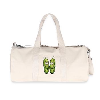 Pickles in love - Recycled Canvas Sports Bag by Stanley/Stella - natural - Front