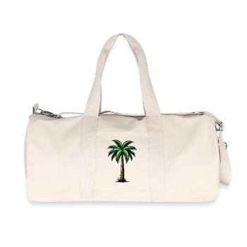 palm tree - Recycled Canvas Sports Bag by Stanley/Stella - natural - Front