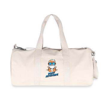 Grandpa attitude - Recycled Canvas Sports Bag by Stanley/Stella - natural - Front