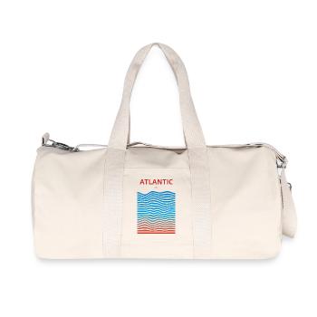 Océans dévastés : Atlantique - Sac de sport en toile recyclée Stanley/Stella - blanc naturel - Devant