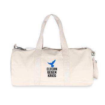 Eltern gegen Krieg - Recycelte Canvas-Sporttasche von Stanley/Stella - Naturweiß - Vorne