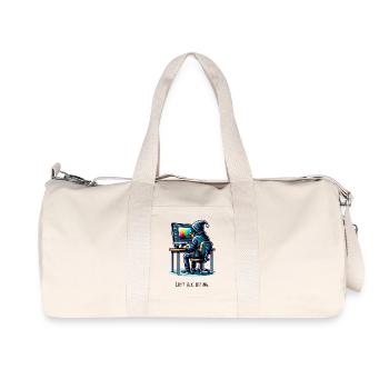 Editing Hacker - Créatif dans le tunnel - Sac de sport en toile recyclée Stanley/Stella - blanc naturel - Devant