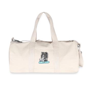 TEAM Shetland - Bleu Merle - Sac de sport en toile recyclée Stanley/Stella - blanc naturel - Devant
