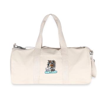 TEAM Shetland - Blue Merle Tricolor - Recycled Canvas Sports Bag by Stanley/Stella - natural - Front