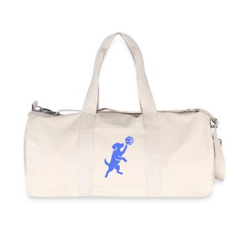Minimalistische Silhouette Basketballspieler Wurf - Recycelte Canvas-Sporttasche von Stanley/Stella - Naturweiß - Vorne