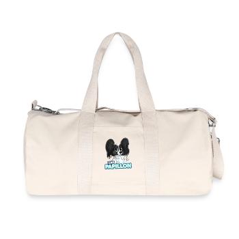 TEAM Butterfly - Black - Recycled Canvas Sports Bag by Stanley/Stella - natural - Front