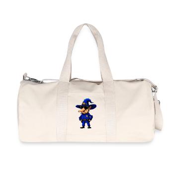 Policier Sorcier - Sac de sport en toile recyclée Stanley/Stella - blanc naturel - Devant