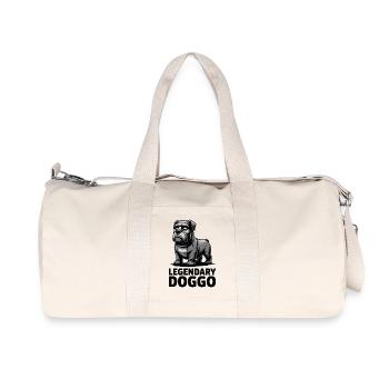 Legendary Bulldog - Recycled Canvas Sports Bag by Stanley/Stella - natural - Front