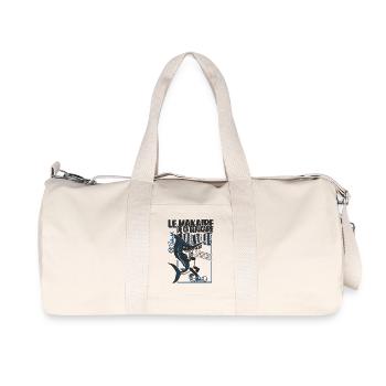 Le Makaire de la Beaucaire, Toulon - Sac de sport en toile recyclée Stanley/Stella - blanc naturel - Devant