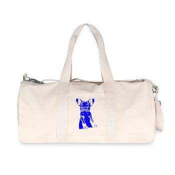 Bouledogue - Sac de sport en toile recyclée Stanley/Stella - blanc naturel - Devant