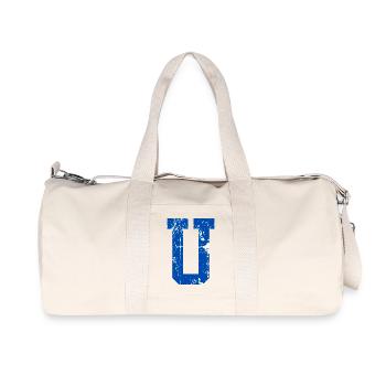 Letter u Retro Sport - Recycelte Canvas-Sporttasche von Stanley/Stella - Naturweiß - Vorne