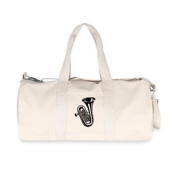 Tuba - Recycelte Canvas-Sporttasche von Stanley/Stella - Naturweiß - Vorne