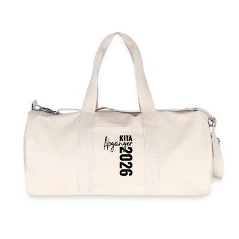 Kita Abgänger 2026 - Recycelte Canvas-Sporttasche von Stanley/Stella - Naturweiß - Vorne