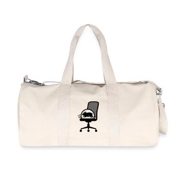 Hamster Wheel Office Chair Stress - Recycled Canvas Sports Bag by Stanley/Stella - natural - Front