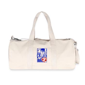 Ligue Beaux Parleurs Marseille - Sac de sport en toile recyclée Stanley/Stella - blanc naturel - Devant