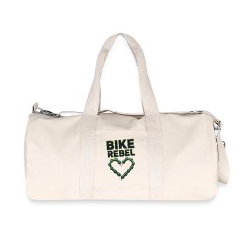 Chaîne Bike Rebel Heart - Sac de sport en toile recyclée Stanley/Stella - blanc naturel - Devant