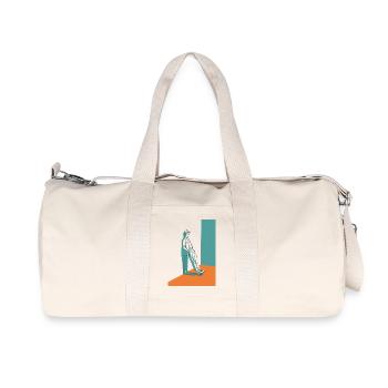 Urban Silhouette - Recycled Canvas Sports Bag by Stanley/Stella - natural - Front