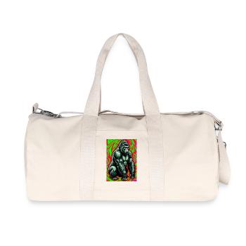 gorilla - Recycled Canvas Sports Bag by Stanley/Stella - natural - Front
