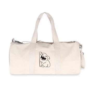 Petit monstre mignon - Sac de sport en toile recyclée Stanley/Stella - blanc naturel - Devant