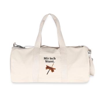 Mir isch Wurst Humor - Recycelte Canvas-Sporttasche von Stanley/Stella - Naturweiß - Vorne