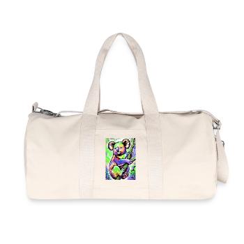 Koala - Recycelte Canvas-Sporttasche von Stanley/Stella - Naturweiß - Vorne