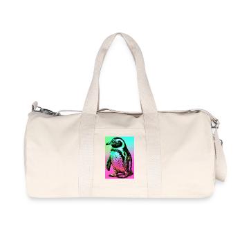 pingouin - Sac de sport en toile recyclée Stanley/Stella - blanc naturel - Devant