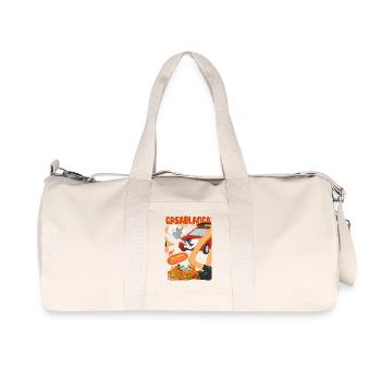 Casablanca Petit Taxi et Délices - Sac de sport en toile recyclée Stanley/Stella - blanc naturel - Devant