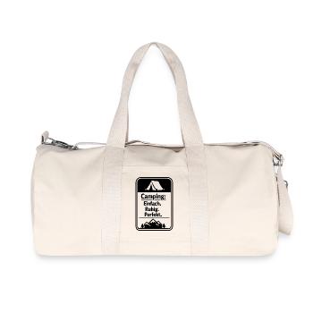 Camping - Recycled Canvas Sports Bag by Stanley/Stella - natural - Front