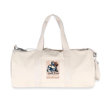 Dieu de la Force grecque et Lion - Sac de sport en toile recyclée Stanley/Stella - blanc naturel - Devant