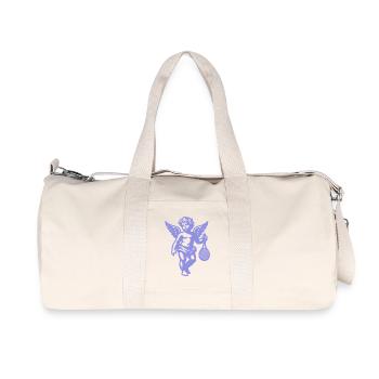 Tennis Fun Hoodie Angel Cherub Retro Renaissance - Recycled Canvas Sports Bag by Stanley/Stella - natural - Front